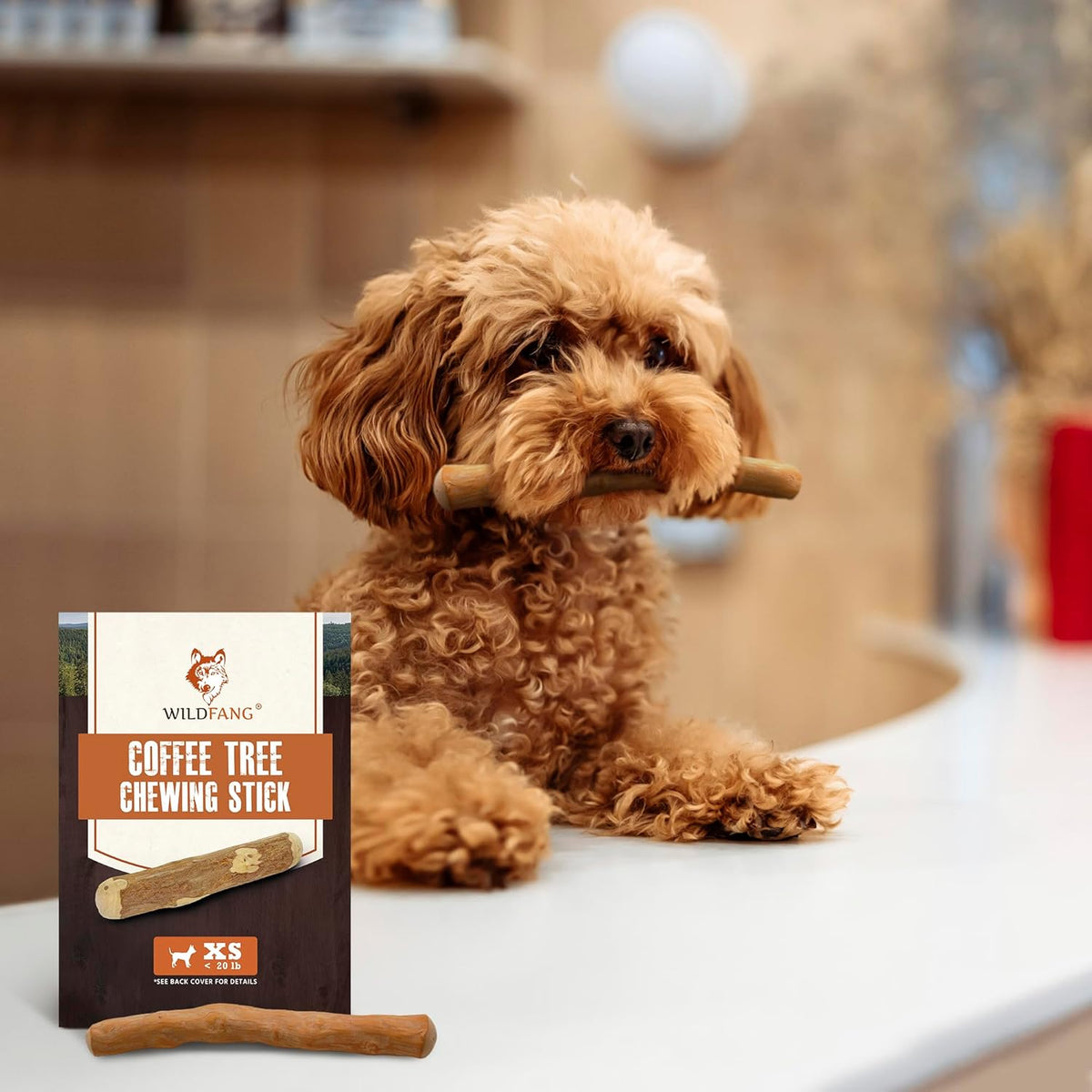 Coffee Wood Dog Chew – Natural Long-Lasting Chew Stick