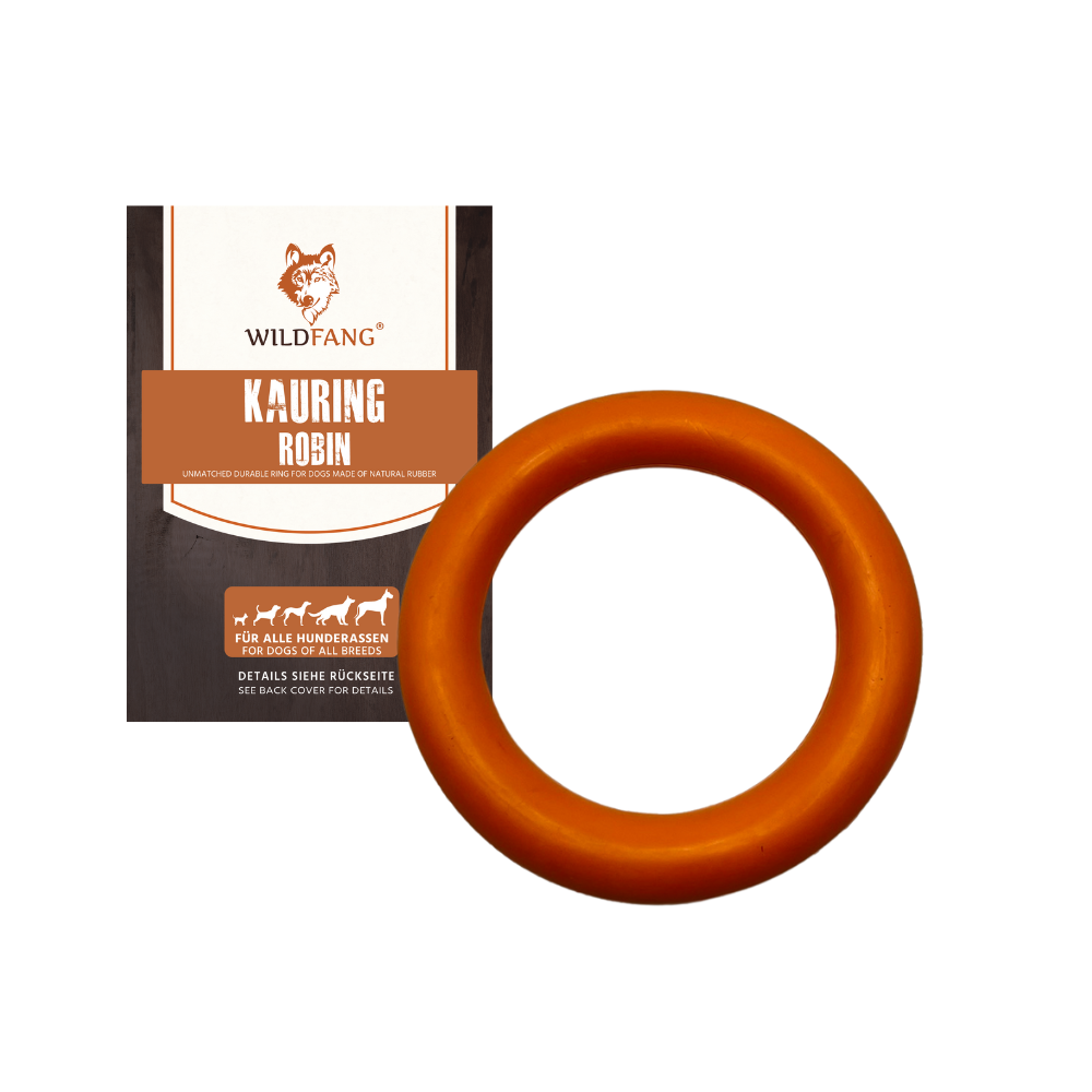Robin Natural Rubber Dog Ring – Durable Chew & Play Toy