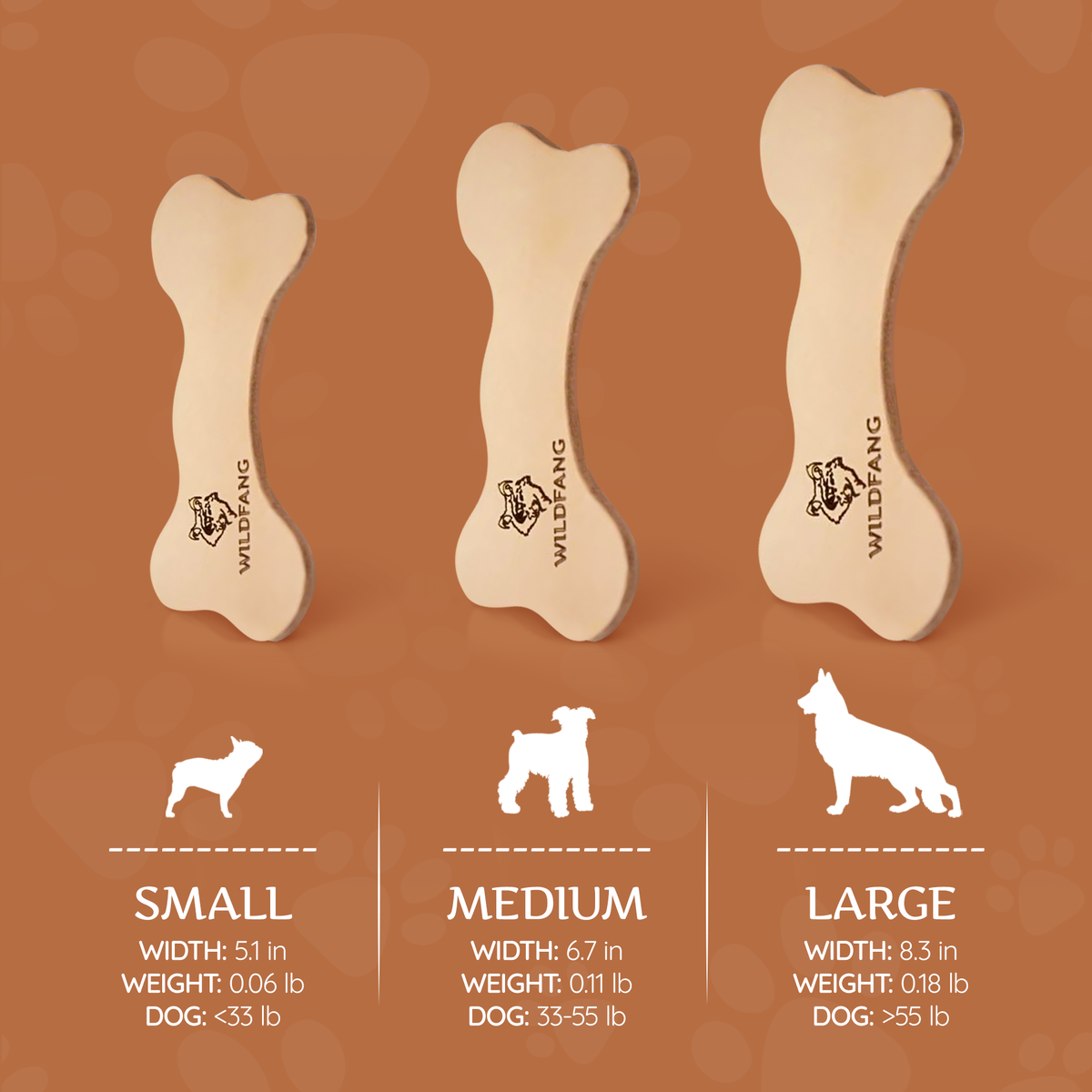 Natural Leather Dog Chew Bone – Vegetable-Tanned Cowhide