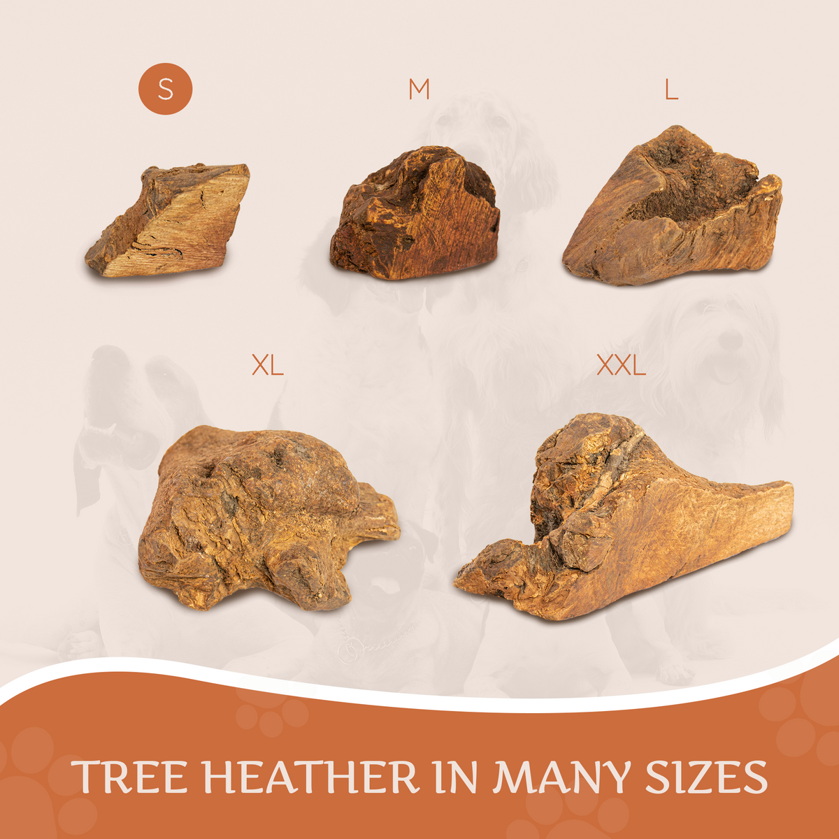 Tree Heather Root Dog Chew – Natural Long-Lasting Chew