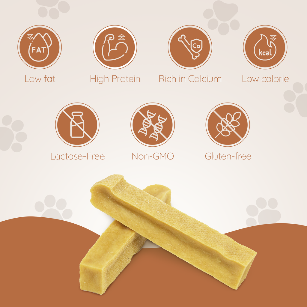 Hard Cheese Dog Chew – Long-Lasting Natural Chew