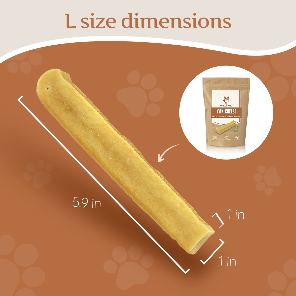 Hard Cheese Dog Chew – Long-Lasting Natural Chew