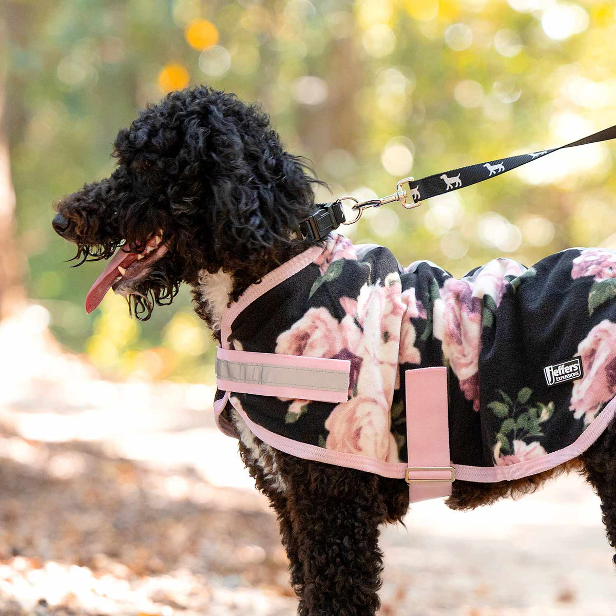 Jeffers Expression Moisture-Wicking Fleece Dog Coat